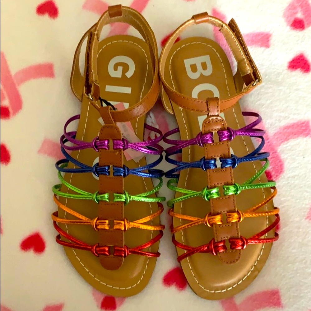 BCBG GIRLS SANDALS MULTICOLOR